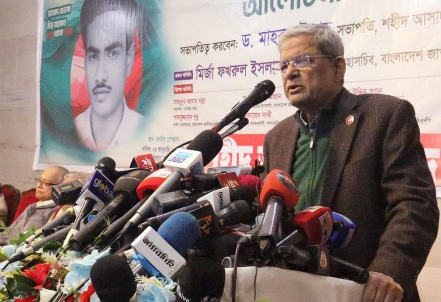 দ্রুত নির্বাচন না হলে অন্যান্য শক্তির উত্থান হতে পারে : ফখরুল