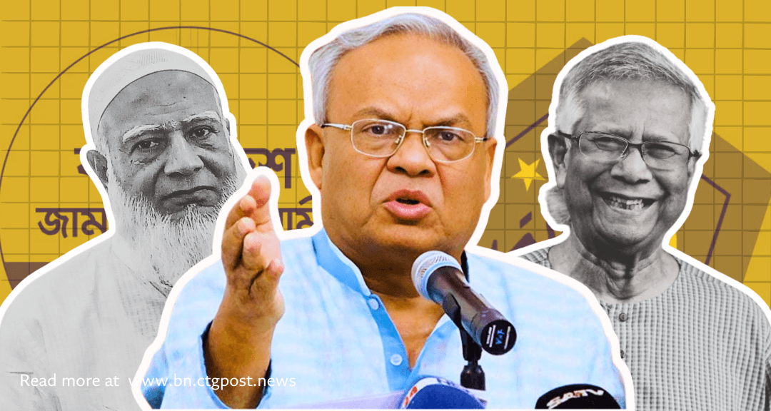অন্তর্বর্তী সরকার জামায়াত সমর্থিত কিনা এমন প্রশ্ন তুলেছেন রিজভী