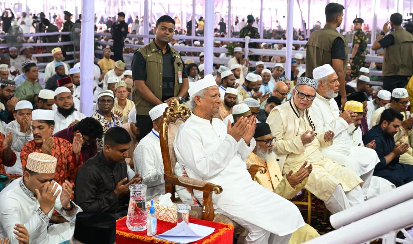 ঈদের প্রধান জামাতে জাতীয় ঐক্য অটুট রাখার আহ্বান প্রধান উপদেষ্টার