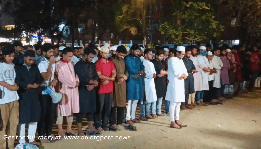 চট্টগ্রামে স্যাড এর উদ্যোগে শিশু আছিয়ার গায়েবানা জানাজা অনুষ্ঠিত